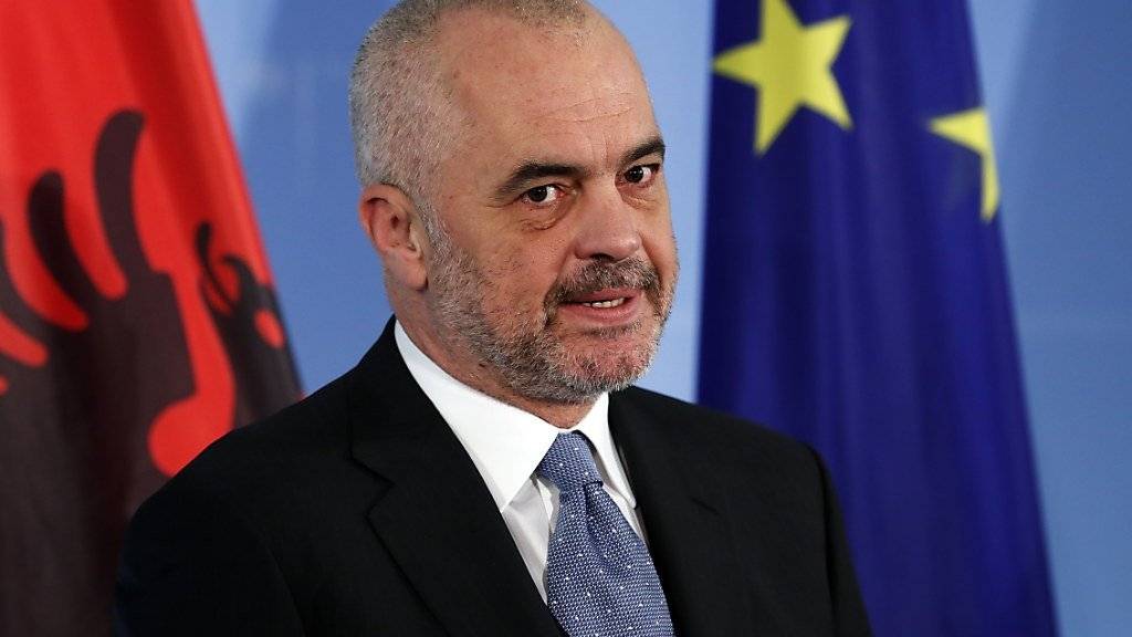 «Warum nicht einen gemeinsamen Präsidenten?»: Albaniens Premierminister Edi Rama schlägt ein gemeinsames Staatsoberhaupt für Albanien und das Kosovo vor. (Archivbild)