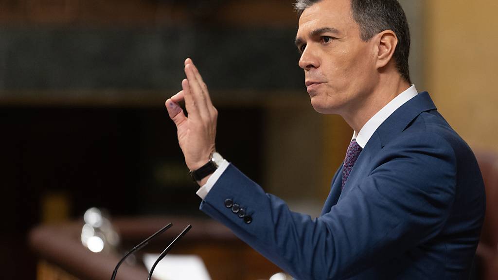 Pedro Sánchez, amtierender Ministerpräsident von Spanien und Kandidat für die Wiederwahl. Foto: Eduardo Parra/EUROPA PRESS/dpa