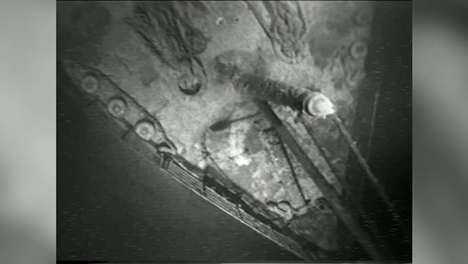 Bislang unbekannte Videoaufnahmen zeigen Wrack der Titanic