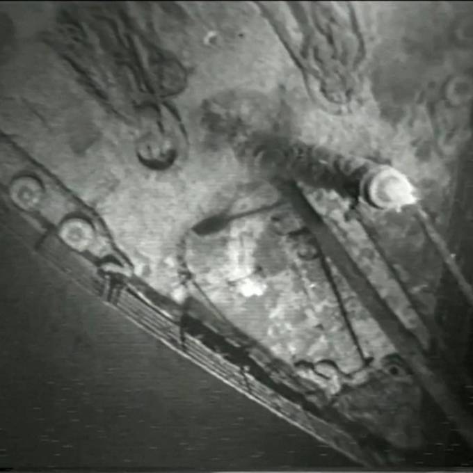 Bislang unbekannte Videoaufnahmen zeigen Wrack der Titanic