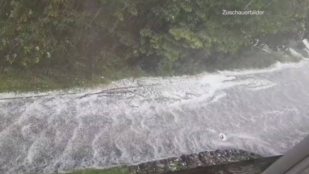 Starke Gewitter in der ganzen Schweiz
