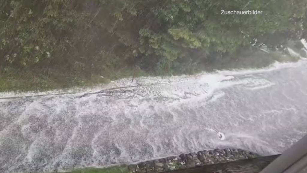 Starke Gewitter in der ganzen Schweiz