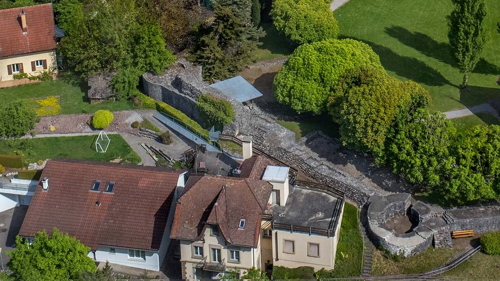 Das römische Doppelkastell in Zurzach.