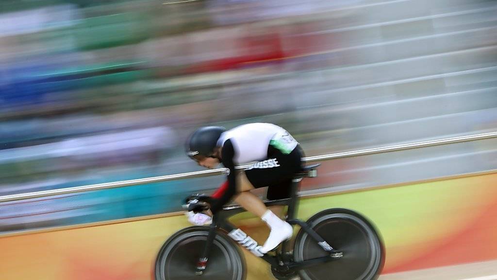 Gaël Suter unterwegs zu Platz 12 im Omnium