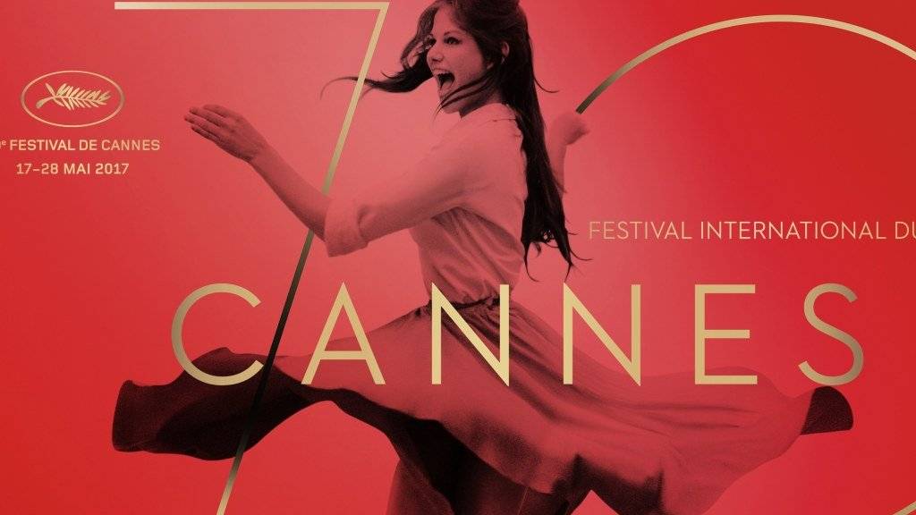 Das Plakat des 70. Cannes Film Festival zeigt die wild auf einem Dach tanzende Claudia Cardinale. (Handout)