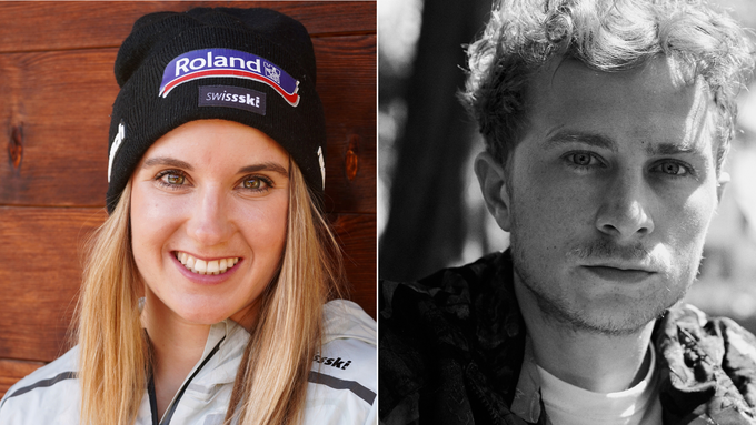 Skifahrerin Joana Hählen und Schauspieler Max Hubacher lesen vor