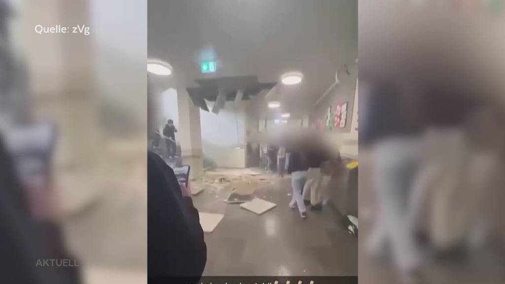 Deckeneinsturz an Aargauer Schule – vier Schüler verletzt