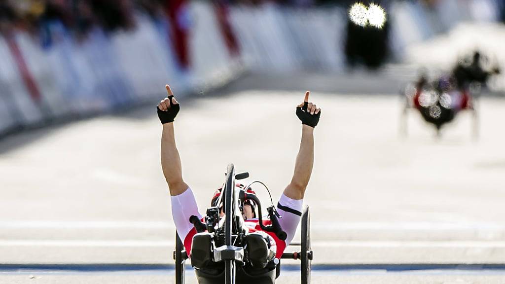 Handbiker Fabian Recher holt zum Abschluss Bronze im Strassenrennen