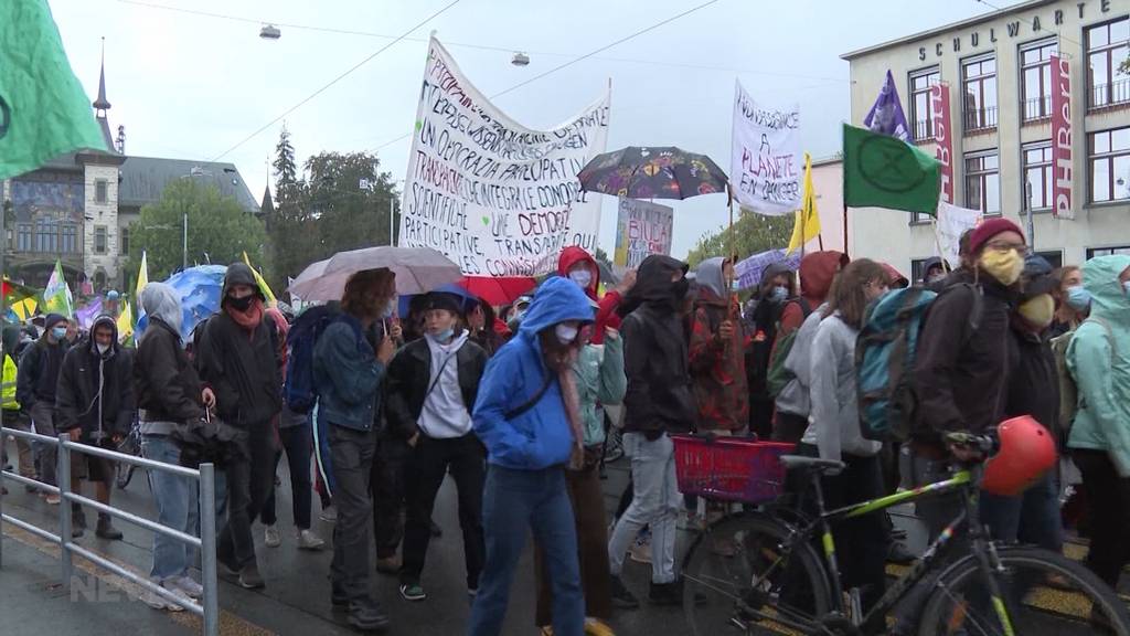 «Rise Up For Change»: Klima-Aktivisten sind zurück in Berns Gassen
