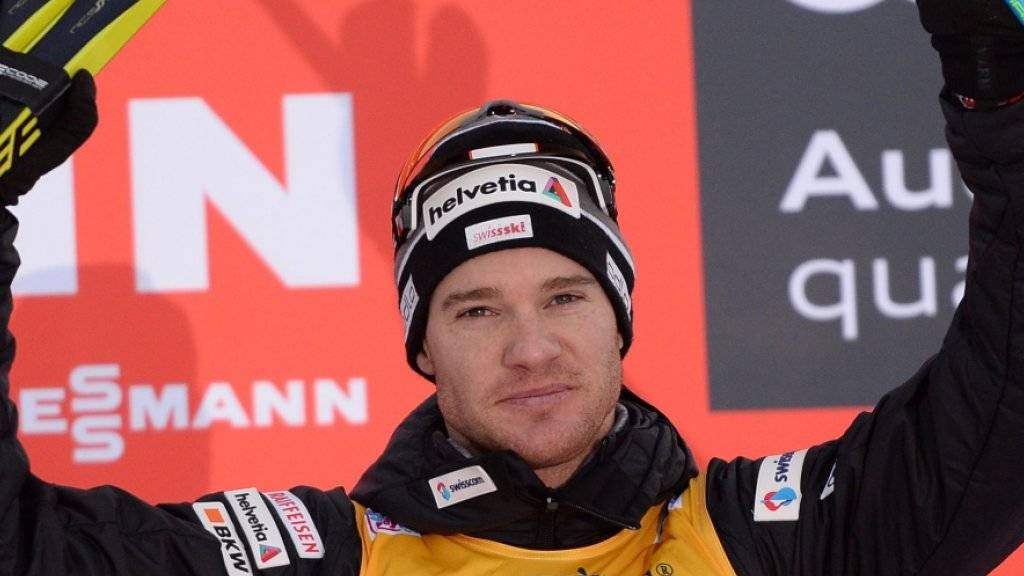 Dario Cologna durfte sich im Val di Fiemme über den 3. Gesamtrang an der Tour de Ski freuen