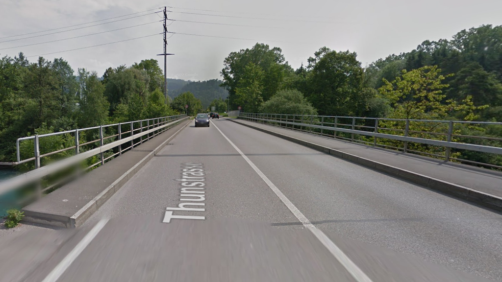 Velostreifen soll Aarebrücke zwischen Uetendorf und Heimberg sicherer machen