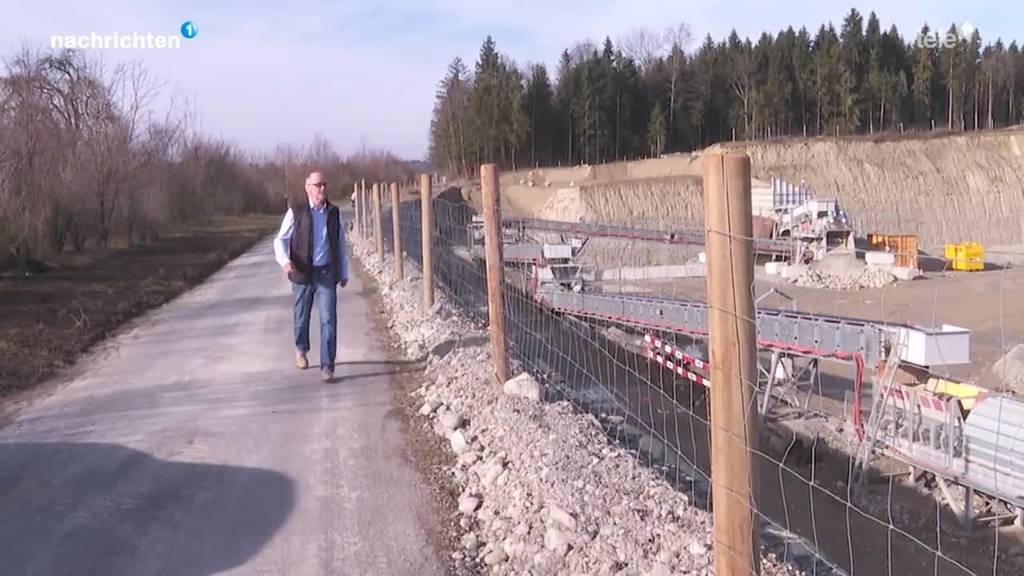 Bundesgericht stoppt Kiesgruben-Projekt in Cham vorläufig