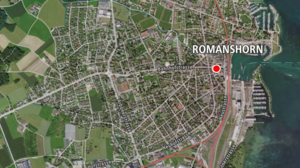 Die Schlägerei ereignete sich in einem Gastrobetrieb an der Bahnhofstrasse in Romanshorn TG.