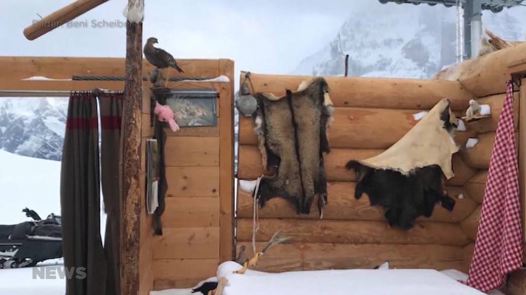 Beliebte Startbar am Lauberhorn zerstört