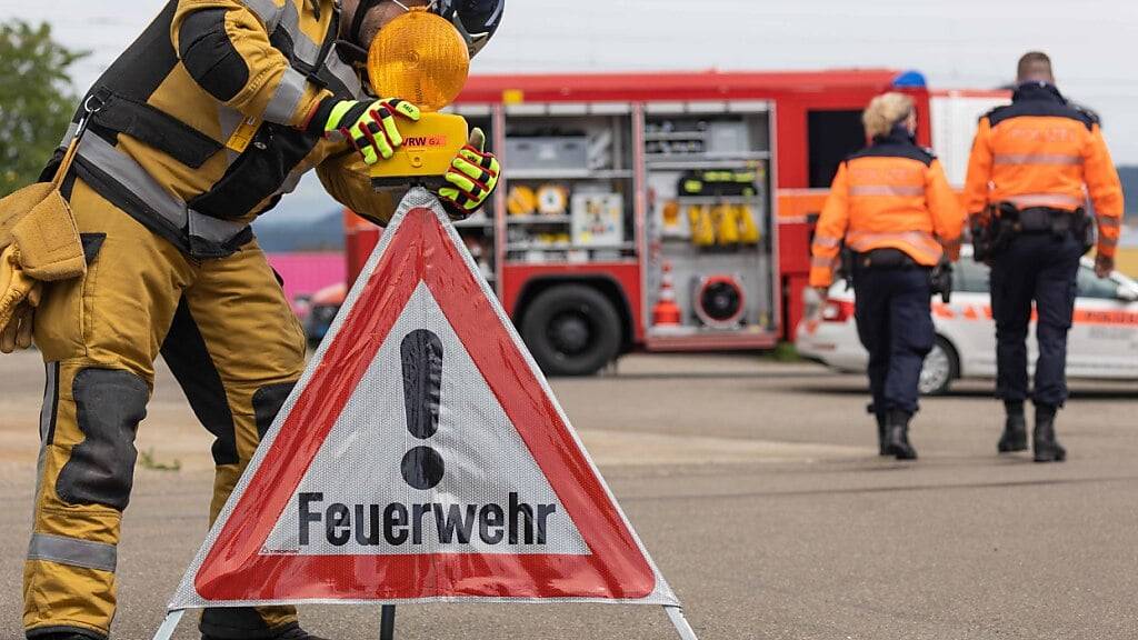 Ein Brand in einer Holzverarbeitungsfirma beim Erlenhof hat grossen Sachschaden verursacht. (Symbolbild)