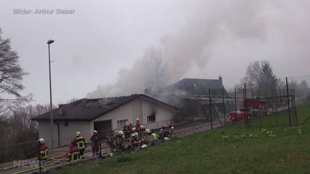 Haus komplett niedergebrannt