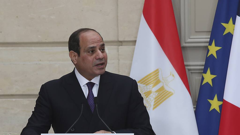 ARCHIV - Abdel Fattah al-Sisi, Präsident von Ägypten, im Dezember bei einem Besuch in Frankreich. Foto: Michel Euler/AP Pool/dpa