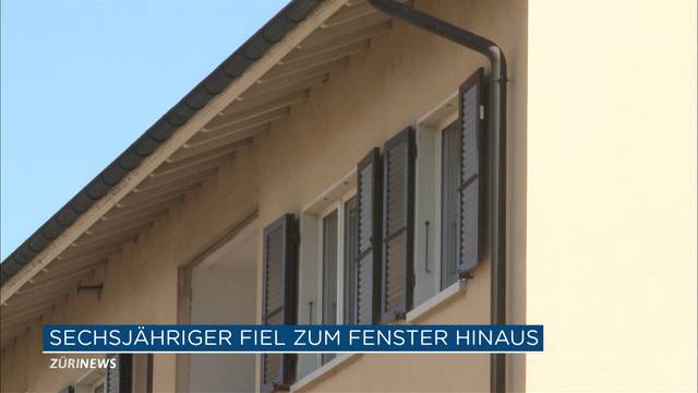 6-Jähriger fällt aus dem Fenster