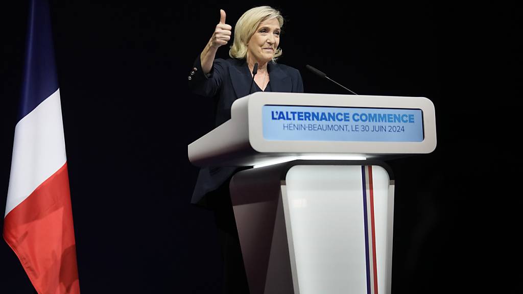 Die rechtspopulistische französische Politikerin Marine Le Pen. Foto: Thibault Camus/AP/dpa