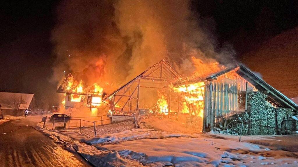 Das Feuer richtete eine grosse Zerstörung an.