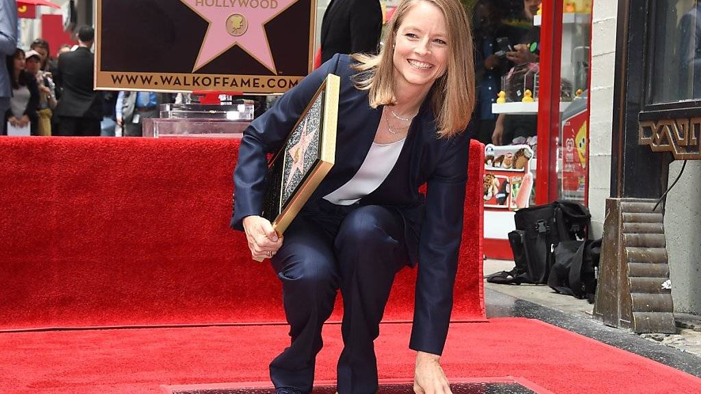 Jodie Foster ist im Mai auf dem Walk of Fame verewigt worden - 34 Stars erhalten ihren Hollywood-Stern im Laufe des kommenden Jahres. (Archivbild)