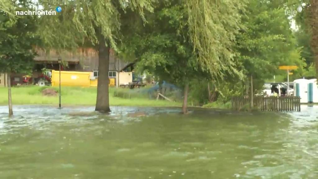 Sempachersee immer noch überschwemmt