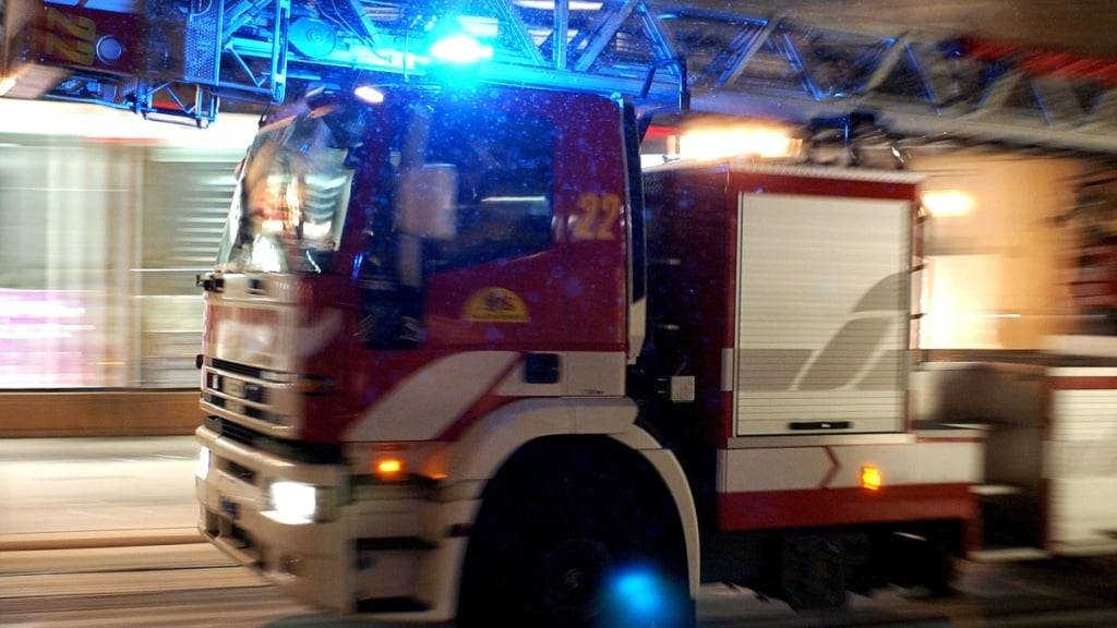 Rund 50 Personen nach Brand in Chiasso evakuiert