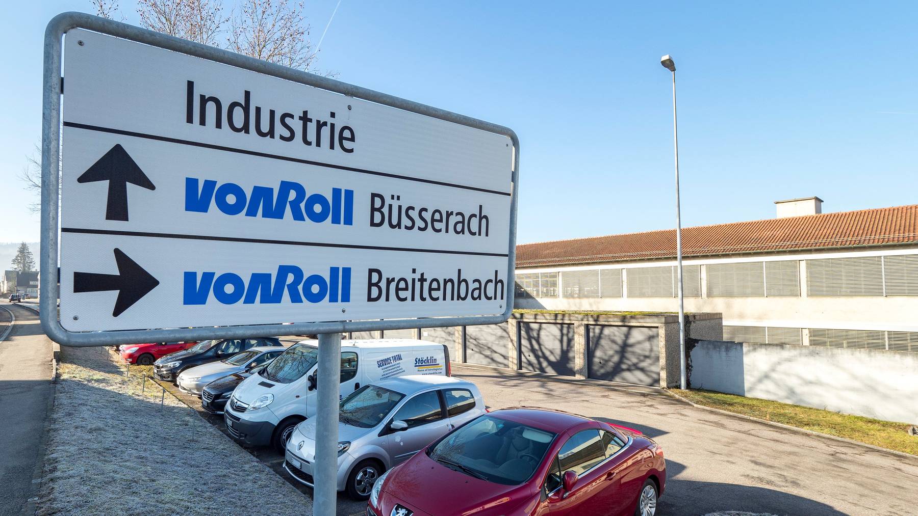 Der Hauptsitz der weltweit tätigen Schweizer Von-Roll-Unternehmensgruppe im Kanton Solothurn.