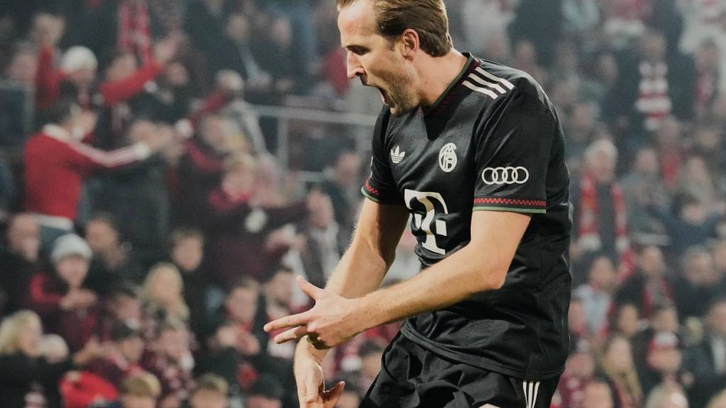 Harry Kane jubelt. Der Stürmer hat grossen Anteil am Hoch der Bayern
