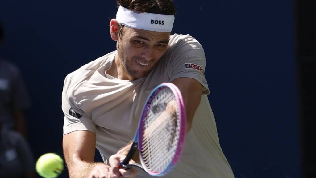 Zum Auftakt wie erwartet nicht ernsthaft gefordert: Vorjahresfinalist Taylor Fritz