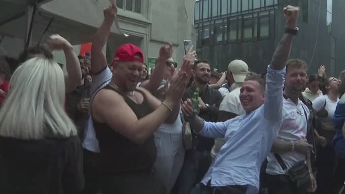 Schweiz-Ungarn im Public Viewing