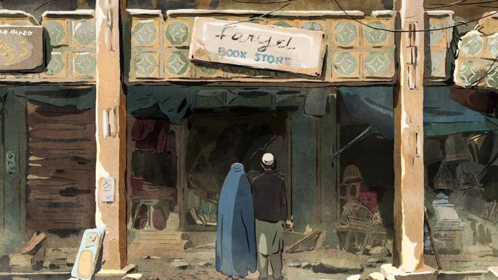 Der Animationsfilm «Hirondelles de Kaboul» erzählt eine Liebesgeschichte in den Kriegswirren von Kabul. Der Film wird am «Fantoche»-Festival erstmals in der Schweiz gezeigt.