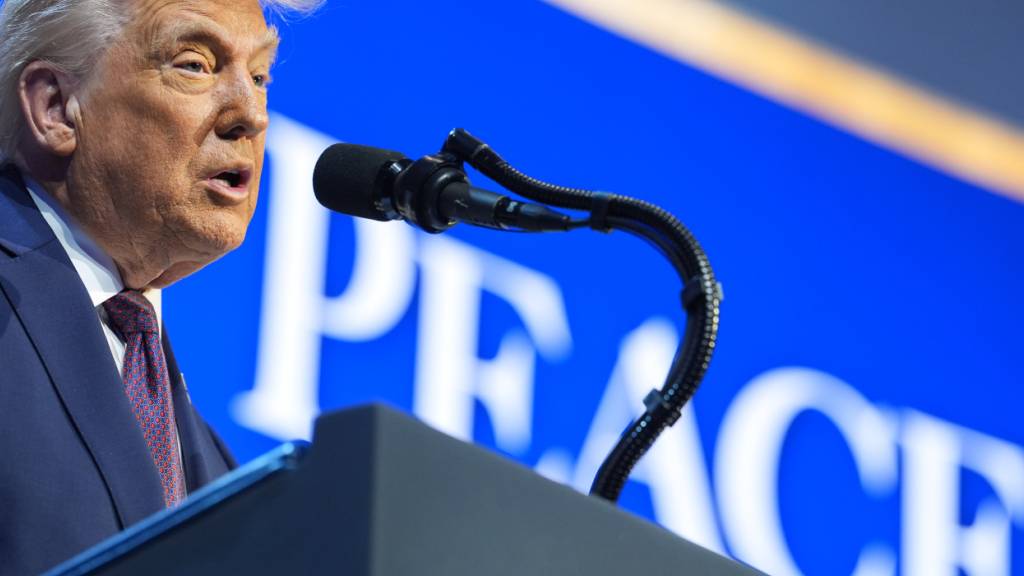 US-Präsident Donald Trump beim Jahrestreffen des Weltwirtschaftsforums (WEF). Foto: Evan Vucci/AP/dpa