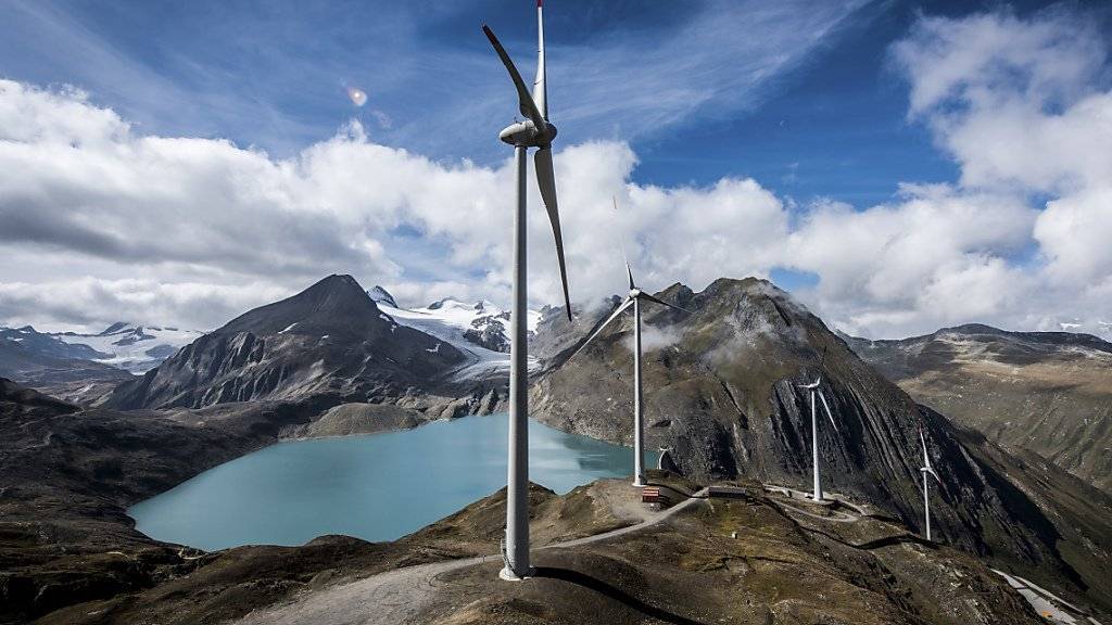 Der höchste Windpark Europas wurde am Freitag im Wallis eingeweiht.