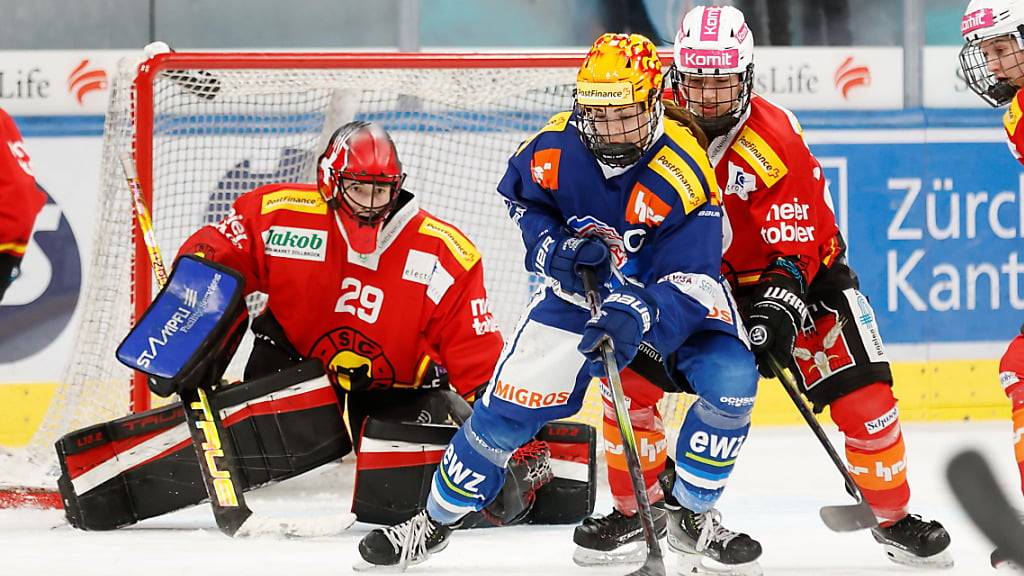 Berns Torhüterin Saskia Maurer liess sich im vierten Spiel des Playoff-Finals der Frauen gegen die ZSC Lions nicht bezwingen