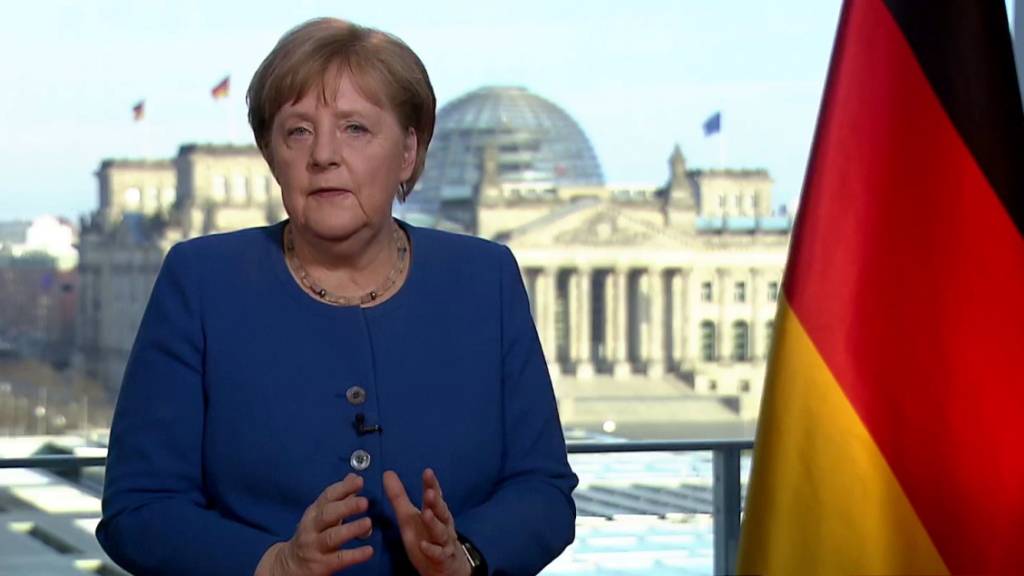 Eindringlich mahnt Kanzlerin Merkel die Menschen in Deutschland zu Solidarität und Vernunft während der Coronavirus-Krise.