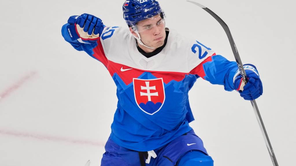 Juraj Slafkovsky war mit zwei Toren der Matchwinner der Slowakei gegen Finnland