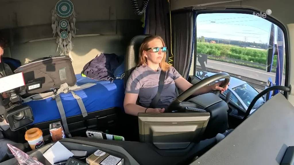 «Der Lastwagen ist wie mein Wohnzimmer» - Unterwegs mit einer LKW-Fahrerin