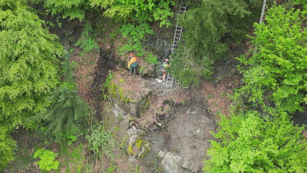 In Oberwil könnten noch mehr Steine runterkommen