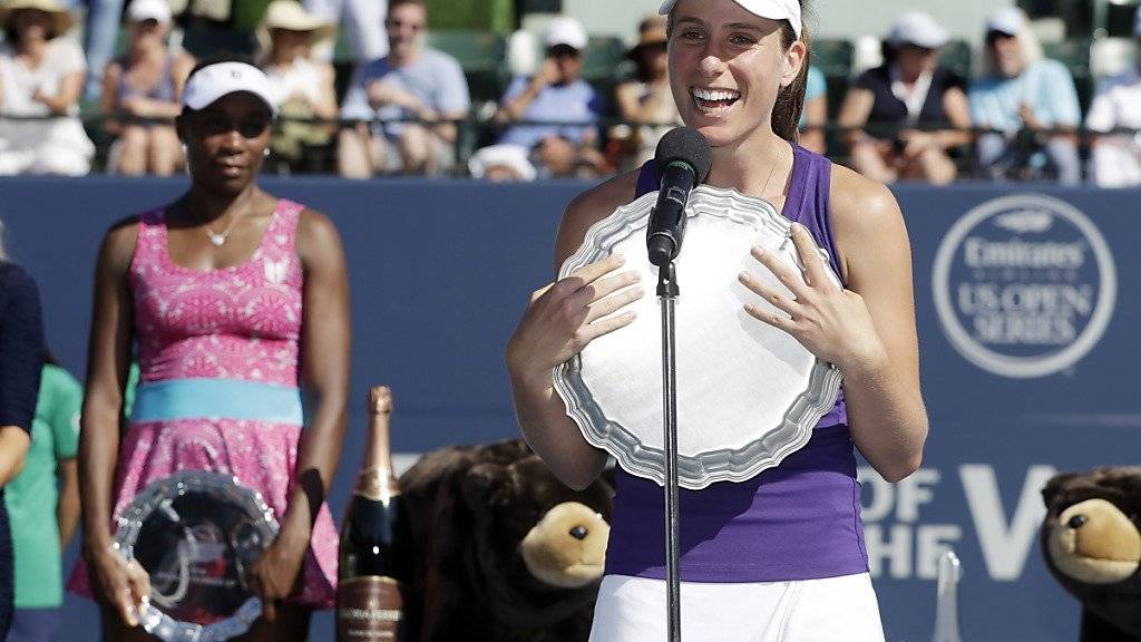 Johanna Konta stahl Venus Williams im Final von Stanford die Show