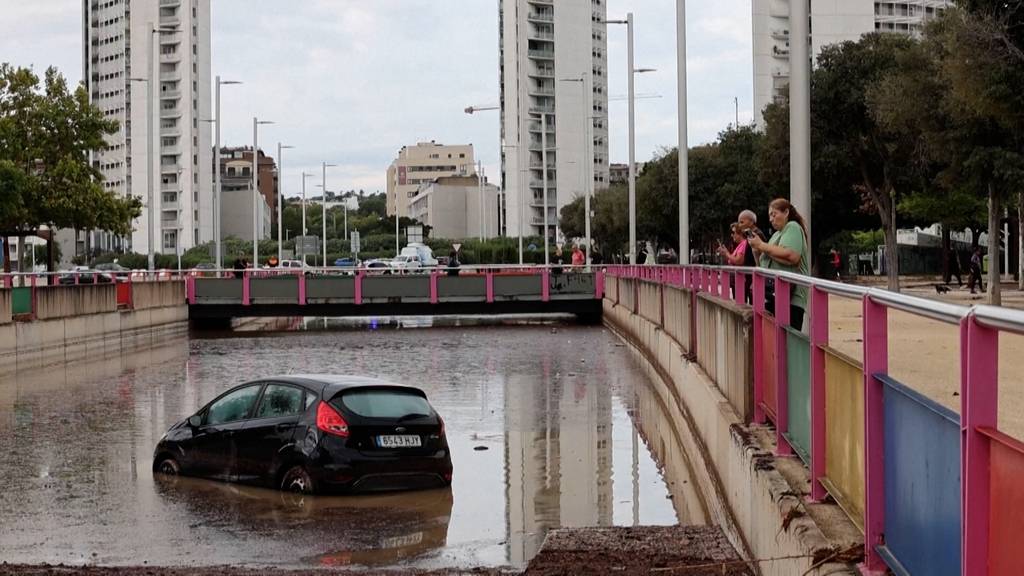 Ein Toter bei schweren Unwettern in Spanien