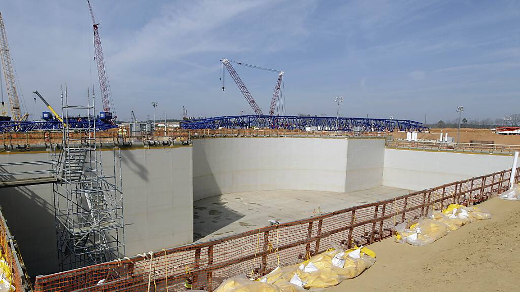 Bauarbeiten im Jahr 2012 an einem neuen Atomkraftwerk in Vogtle in den USA. (Archivbild)