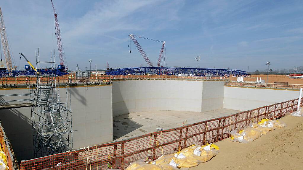 Bauarbeiten im Jahr 2012 an einem neuen Atomkraftwerk in Vogtle in den USA. (Archivbild)
