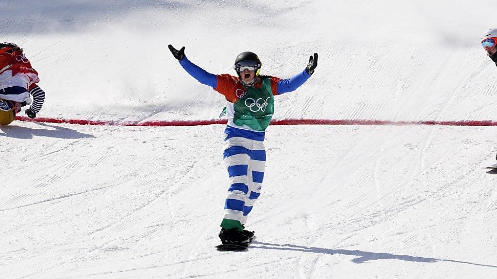 Die Boardercrosserin Michela Moioli krönte ihre starke Saison mit dem Olympiasieg in Pyeongchang