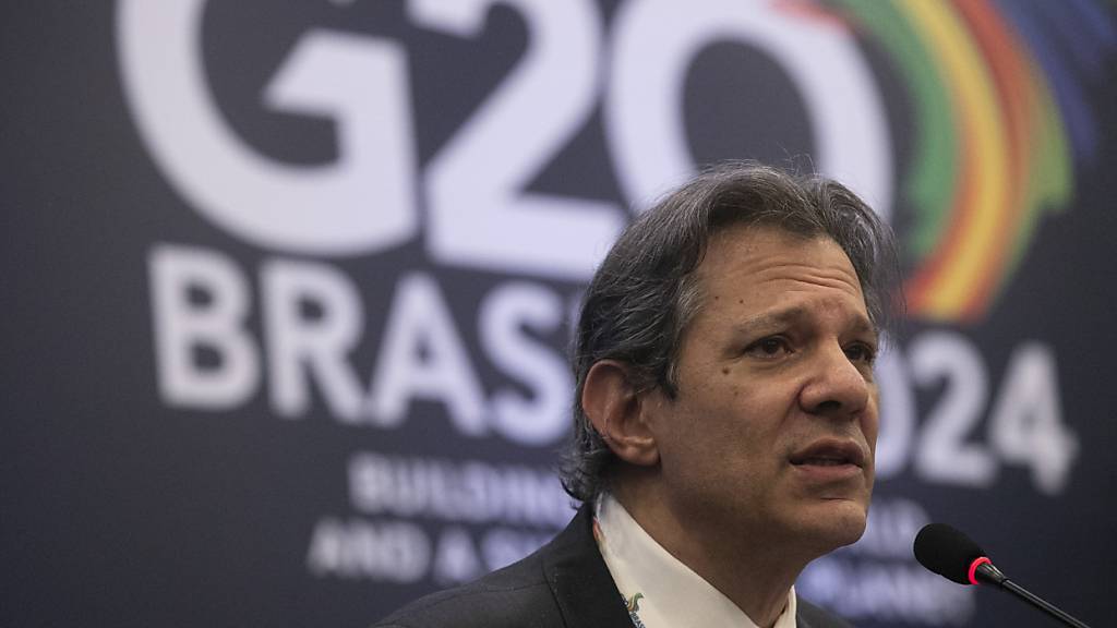 Die G20-Staaten wollen laut Brasiliens Finanzminister Fernando Haddad auf «fairere, transparentere und gerechtere Steuersysteme» hinarbeiten. (Archivbild)