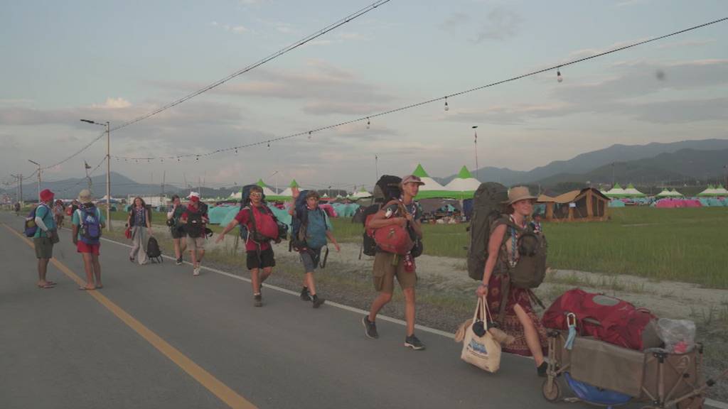 Weltgrösstes Pfadilager wegen Taifun abgebrochen