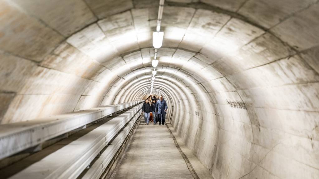 Der Bundesrat sichert die Widerstandskraft der Schutzbauten: Ein Eingangsstollen zur stillgelegten, ehemals weltgrössten Zivilschutzanlage im Sonnenberg in Luzern. (Archivbild)