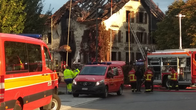 Zwei Tote bei Brand in Restaurant Sonne