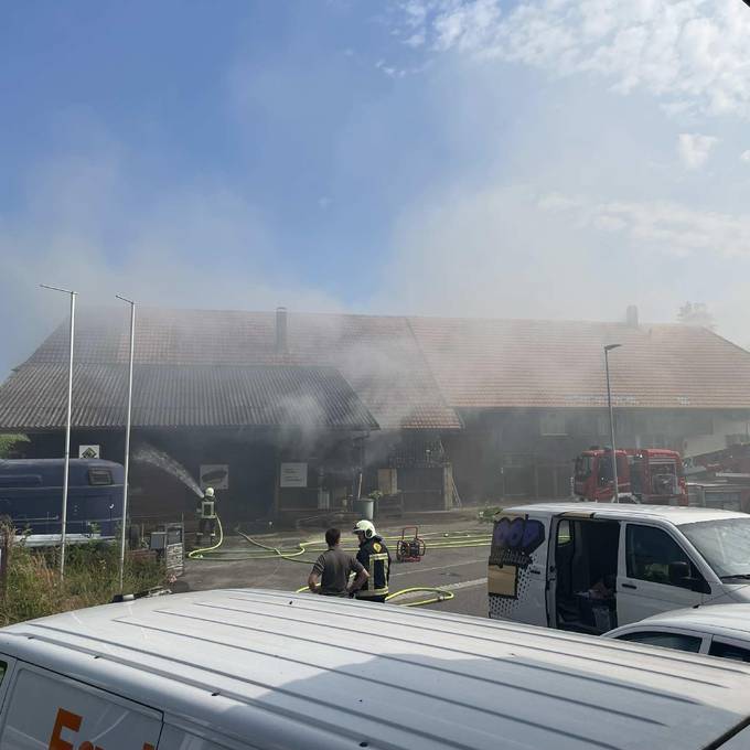 Sägewerk in Kerzers brannte – Technikraum zerstört