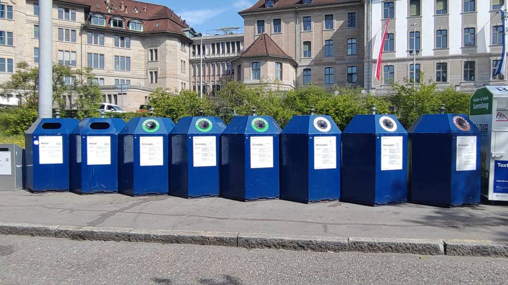 Stadt Zürich bekommt neue Recycling-Container